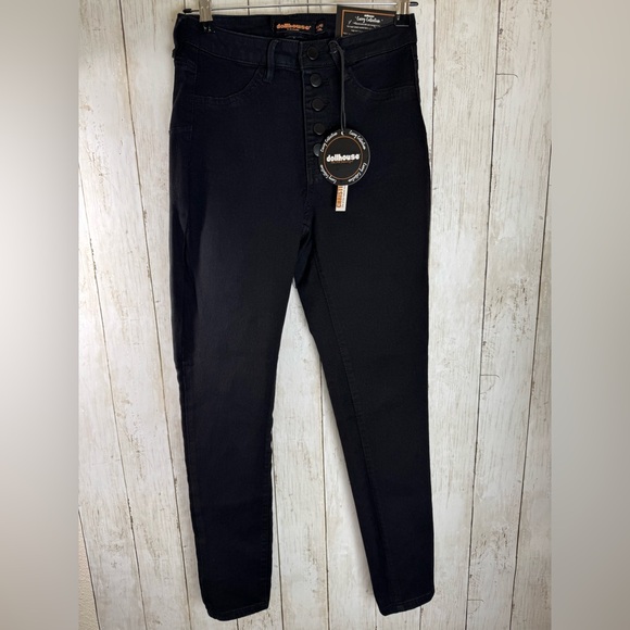NWT Dollhouse Curvy‎ Collection High Rise Skinny Jeans-5/6 - Picture 1 of 7